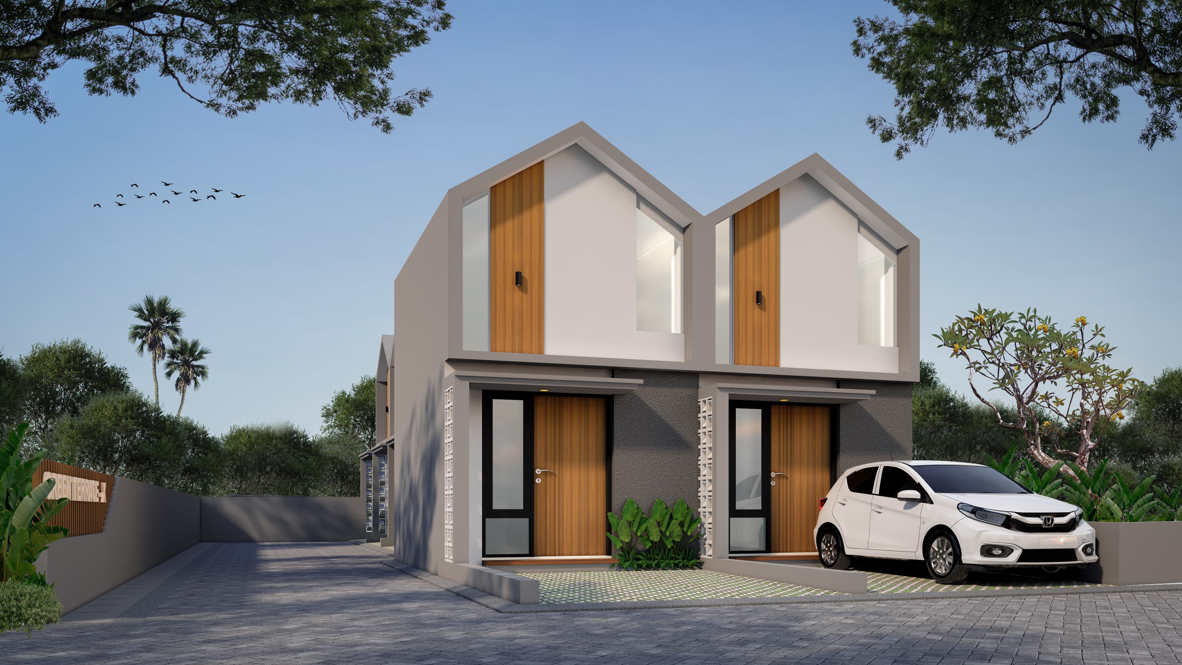 Rumah tipe 18 dengan luas tanah 24