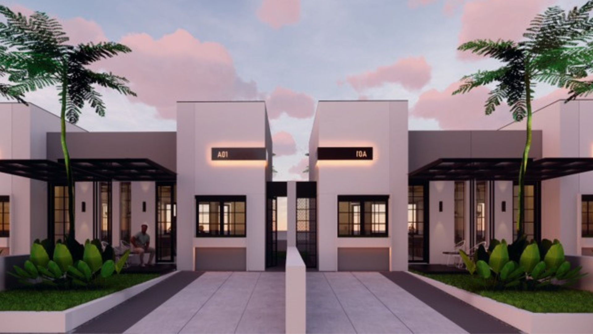 Rumah tipe 25 dengan luas tanah 143