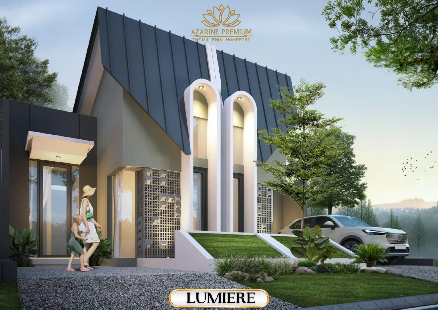 Rumah tipe 36 dengan luas tanah 69