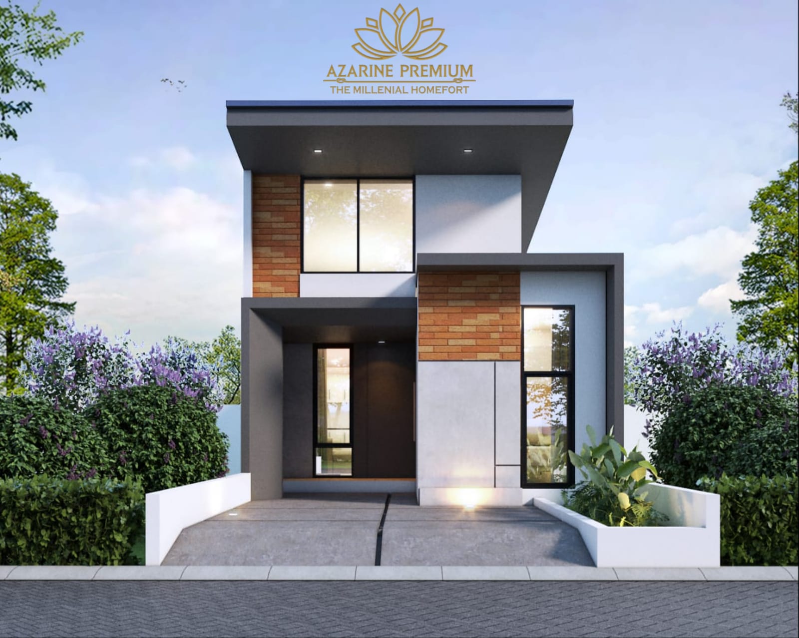 Rumah tipe 36 dengan luas tanah 65
