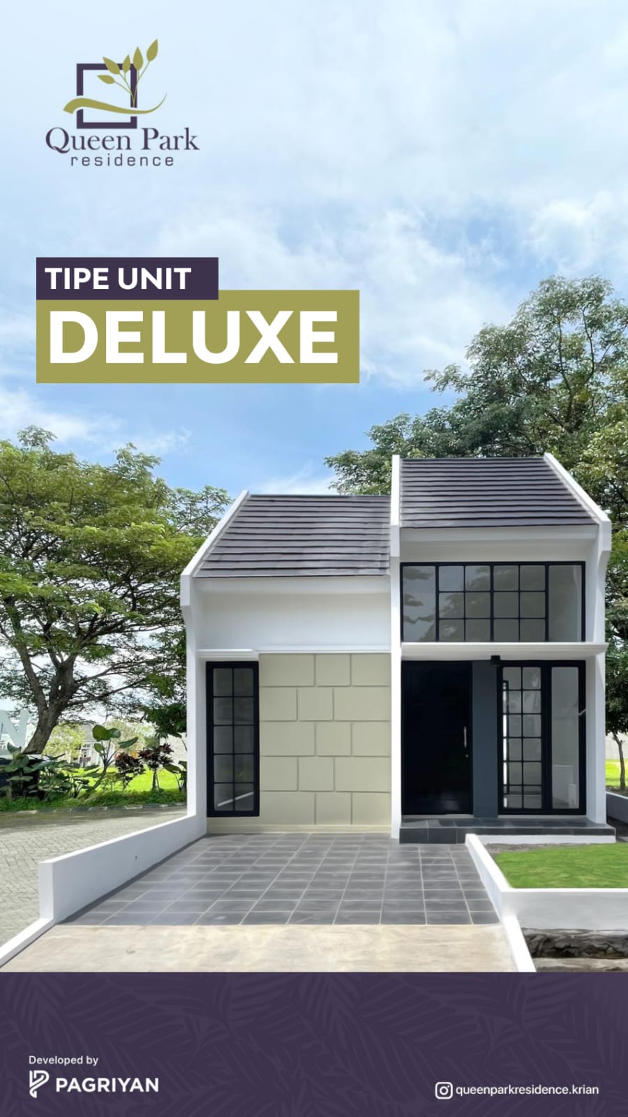Rumah tipe 36 dengan luas tanah 78